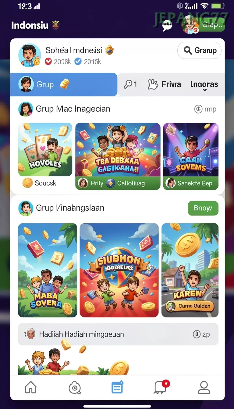 Pratinjau antarmuka jepang77 — aplikasi APK resmi Android v2.5.6
