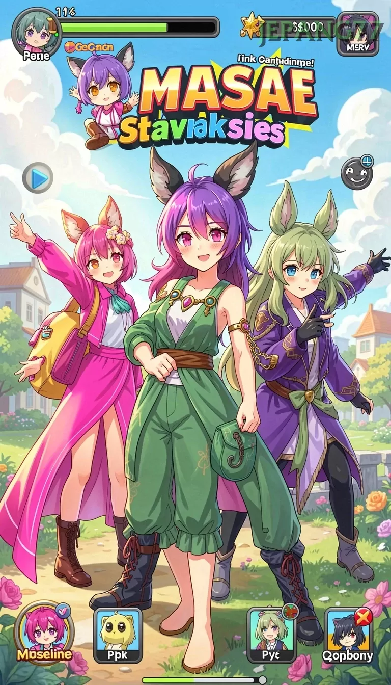 Galeri pratinjau visual jepang77 build APK resmi terbaru